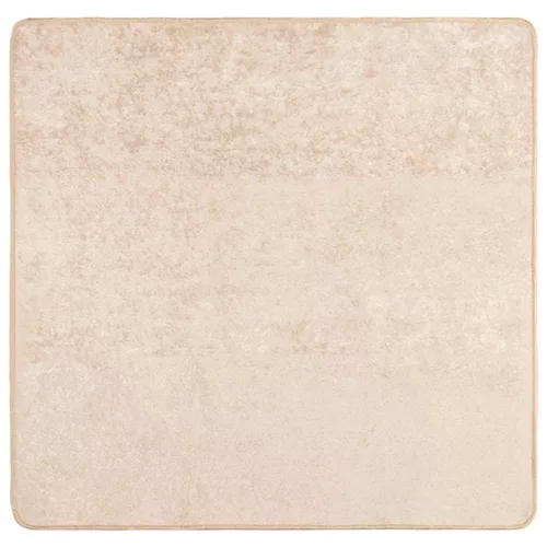  Szőnyeg Nyomtatás Krém 100 x 100 cm Poliészter és PVC