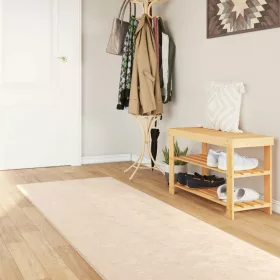  Szőnyeg Nyomtatás Krém 450 x 100 cm Poliészter és PVC