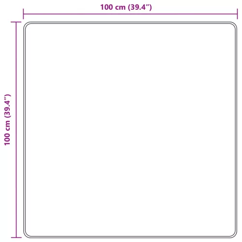  Szőnyeg futó MARSA Bézs 100 x 100 cm Poliészter és PVC