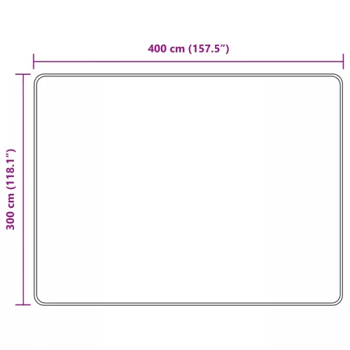  Szőnyeg futó MARSA Bézs 300 x 400 cm Poliészter és PVC