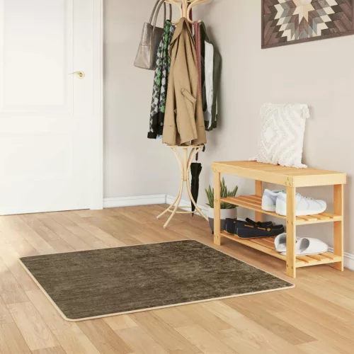  Szőnyeg futó MARSA Erdei zöld 100 x 100 cm Poliészter és PVC