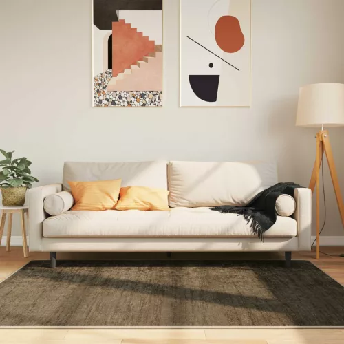  Szőnyeg futó MARSA Erdei zöld 170 x 120 cm Poliészter és PVC