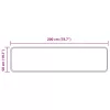  Szőnyeg futó MARSA Szürke 200 x 50 cm Poliészter és PVC