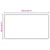  Szőnyeg futó MARSA Szürke 150 x 80 cm Poliészter és PVC