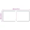 Szőnyeg futó MARSA Szürke 450 x 100 cm Poliészter és PVC