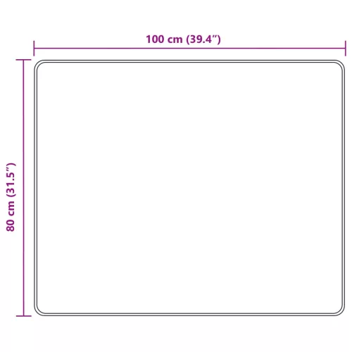  Szőnyeg futó MARSA Sokszínű 100 x 80 cm Poliészter és PVC