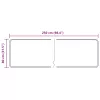  Szőnyeg futó MARSA Sokszínű 250 x 80 cm Poliészter és PVC