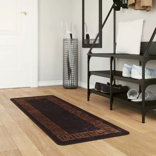  Szőnyeg futó MARSA Fekete 50 x 150 cm Poliészter és PVC