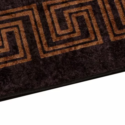  Szőnyeg futó MARSA Fekete 50 x 200 cm Poliészter és PVC