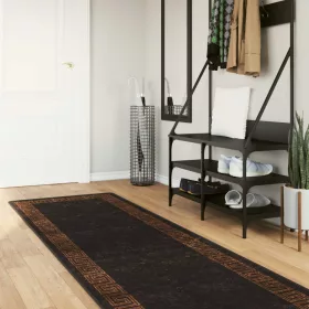  Szőnyeg futó MARSA Fekete 80 x 400 cm Poliészter és PVC