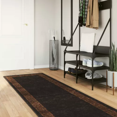  Szőnyeg futó MARSA Fekete 80 x 450 cm Poliészter és PVC