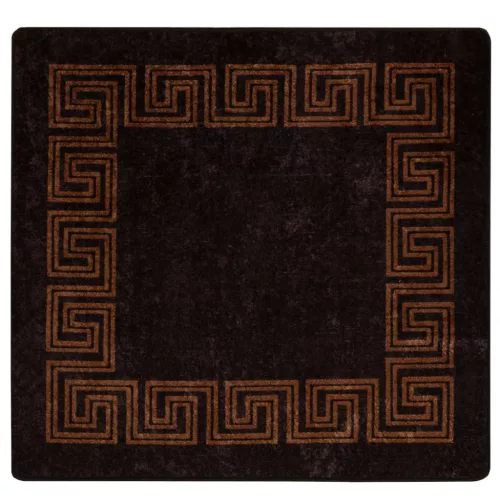  Szőnyeg futó MARSA Fekete 100 x 100 cm Poliészter és PVC