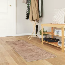  Szőnyeg futó MARSA Fehér 50 x 200 cm Poliészter és PVC