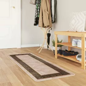  Szőnyeg futó MARSA Fekete 50 x 150 cm Poliészter és PVC