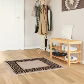    Szőnyeg futó MARSA Fekete 100 x 100 cm Poliészter és PVC