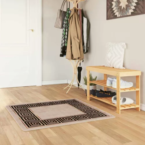  Szőnyeg futó MARSA Fekete 100 x 100 cm Poliészter és PVC