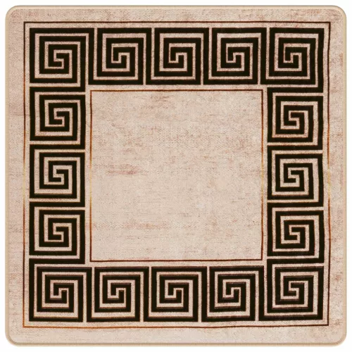  Szőnyeg futó MARSA Fekete 100 x 100 cm Poliészter és PVC