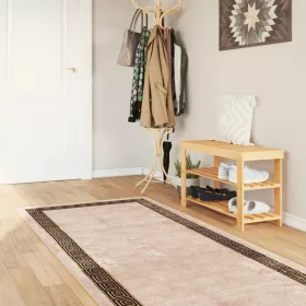    Szőnyeg futó MARSA Fekete 100 x 250 cm Poliészter és PVC