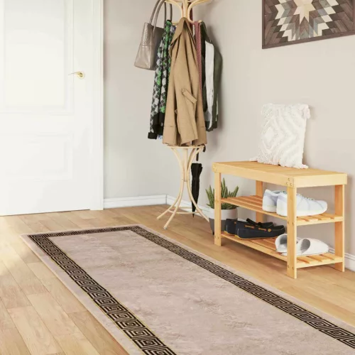  Szőnyeg futó MARSA Fekete 100 x 400 cm Poliészter és PVC