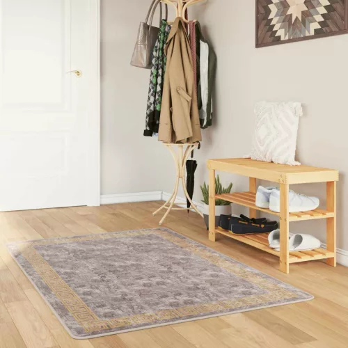  Szőnyeg futó MARSA Szürke 80 x 100 cm Poliészter és PVC