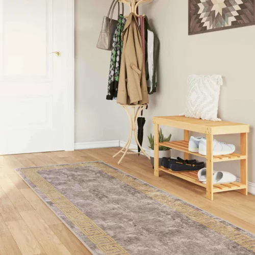  Szőnyeg futó MARSA Szürke 80 x 400 cm Poliészter és PVC