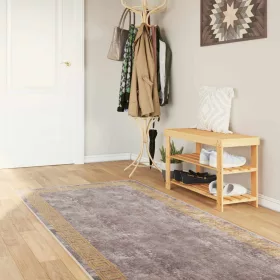    Szőnyeg futó MARSA Szürke 100 x 250 cm Poliészter és PVC