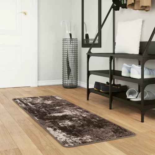  Szőnyeg futó MARSA Fekete 50 x 150 cm Poliészter és PVC
