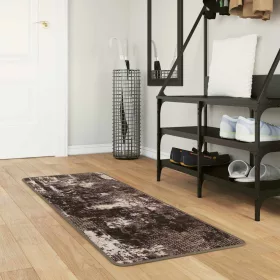  Szőnyeg futó MARSA Fekete 50 x 200 cm Poliészter és PVC