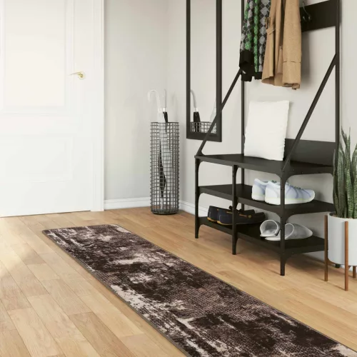  Szőnyeg futó MARSA Fekete 50 x 250 cm Poliészter és PVC