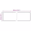 Szőnyeg futó MARSA Fekete 50 x 300 cm Poliészter és PVC