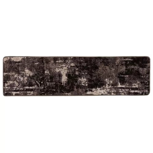  Szőnyeg futó MARSA Fekete 80 x 400 cm Poliészter és PVC