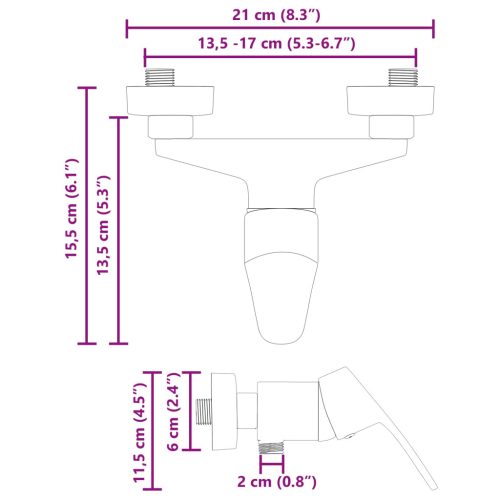  Zuhany Keverő Csap Króm G 1 / 2 hüvelyk