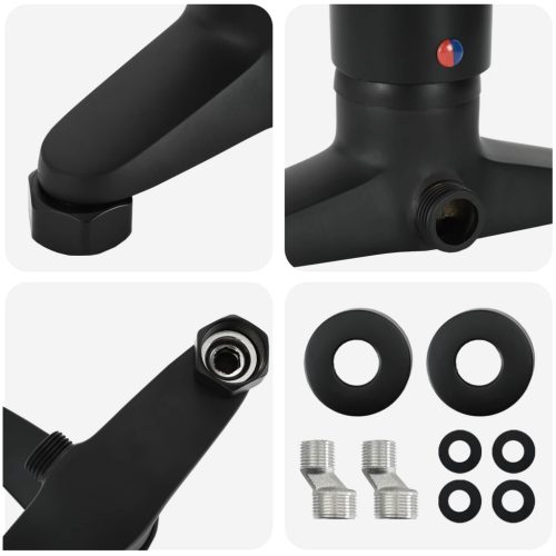  Zuhany Keverő Csap Fekete G 1 / 2 hüvelyk