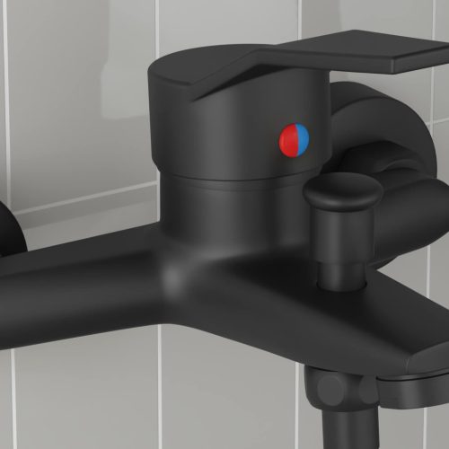  Zuhany Keverő Csap Fekete G 1 / 2 hüvelyk