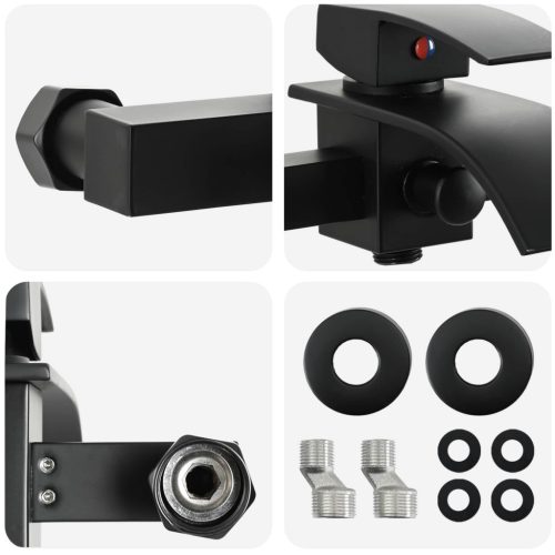  Zuhany Keverő Csap Fekete G 1 / 2 hüvelyk