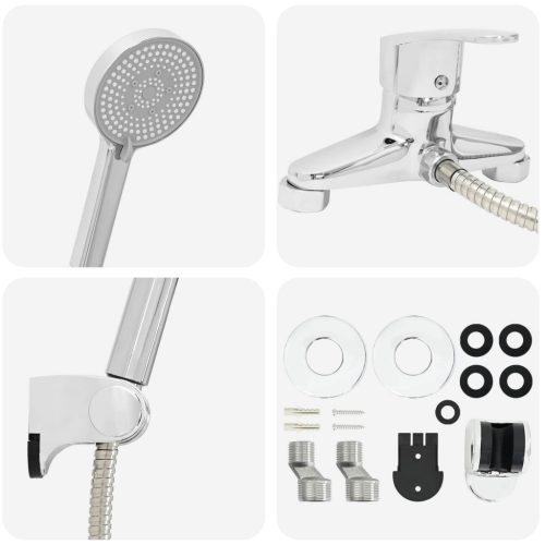  Zuhanyfej Készlet Króm G 1 / 2 hüvelyk