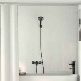  Zuhanyfej Készlet Fekete G 1 / 2 hüvelyk