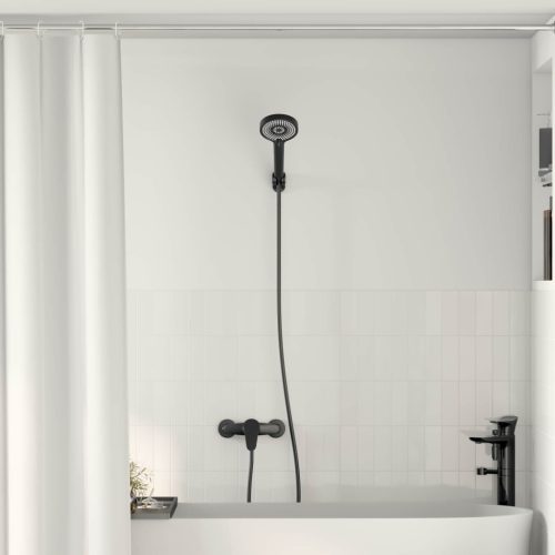  Zuhanyfej Készlet Fekete G 1 / 2 hüvelyk