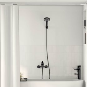  Zuhanyfej Készlet Fekete G 1 / 2 hüvelyk