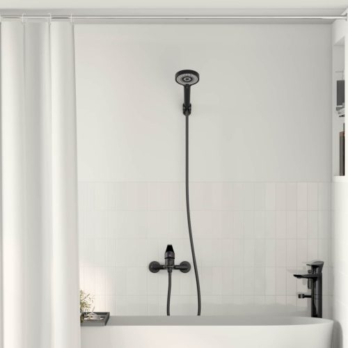  Zuhanyfej Készlet Fekete G 1 / 2 hüvelyk