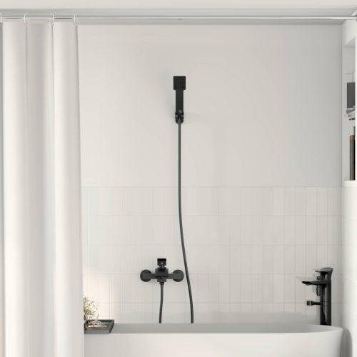  Zuhanyfej Készlet Fekete G 1 / 2 hüvelyk