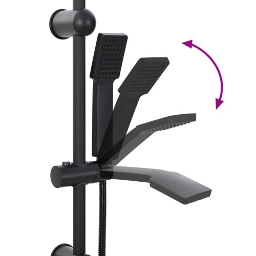  Zuhanyrendszer Fekete 45 x 20 x 96 cm Sárgaréz, Sus201 és ABS