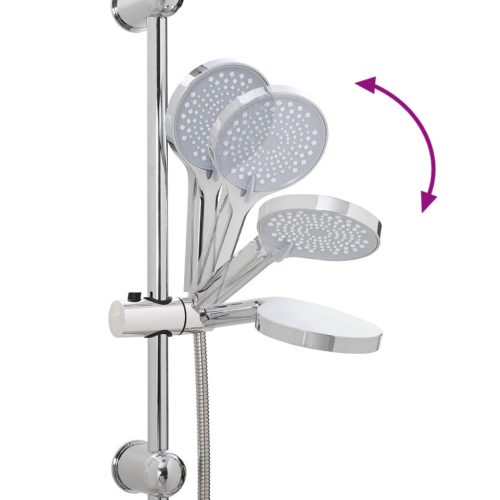  Zuhanyrendszer Ezüst 45 x 20 x 96 cm Sárgaréz, Sus201 és ABS