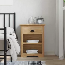    Éjjeliszekrény fiókkal BODO Méz barna 53 x 38,5 x 67 cm Faanyag