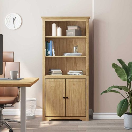  Könyvszekrény BODO Méz barna 82 x 40 x 173 cm Faanyag