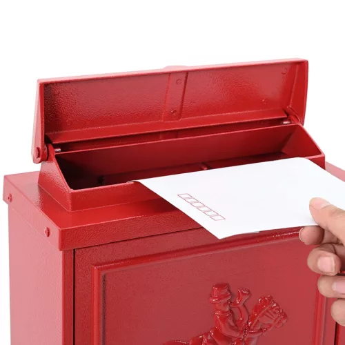  Fali Postafiók tárolóval Piros 29 x 13 x 41 cm Öntött alumínium