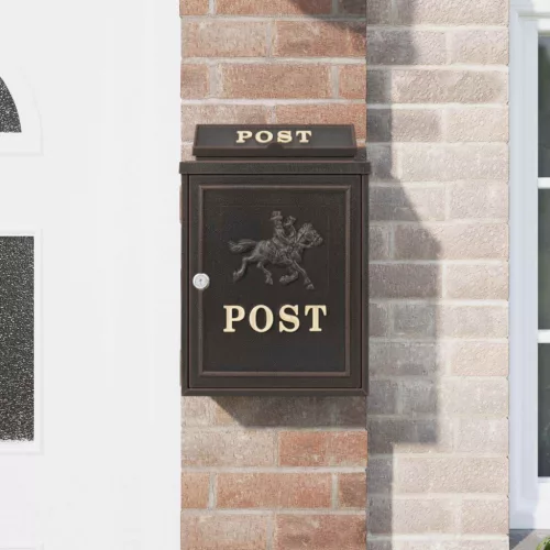  Fali Postafiók tárolóval Bronz 29 x 13 x 41 cm Öntött alumínium