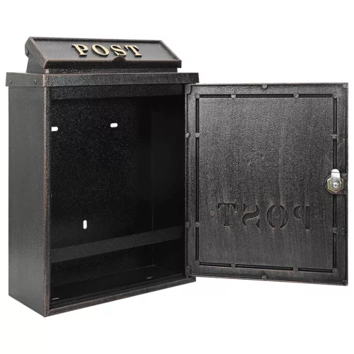  Fali Postafiók tárolóval Bronz 29 x 13 x 41 cm Öntött alumínium