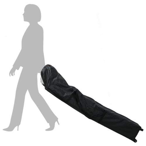  Partysátor Fekete 200 x 200 x 306 cm Oxford Szövet