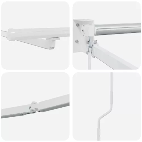  Elektromos kihúzható napellenző keret Fehér 3,5 x 2,5 m